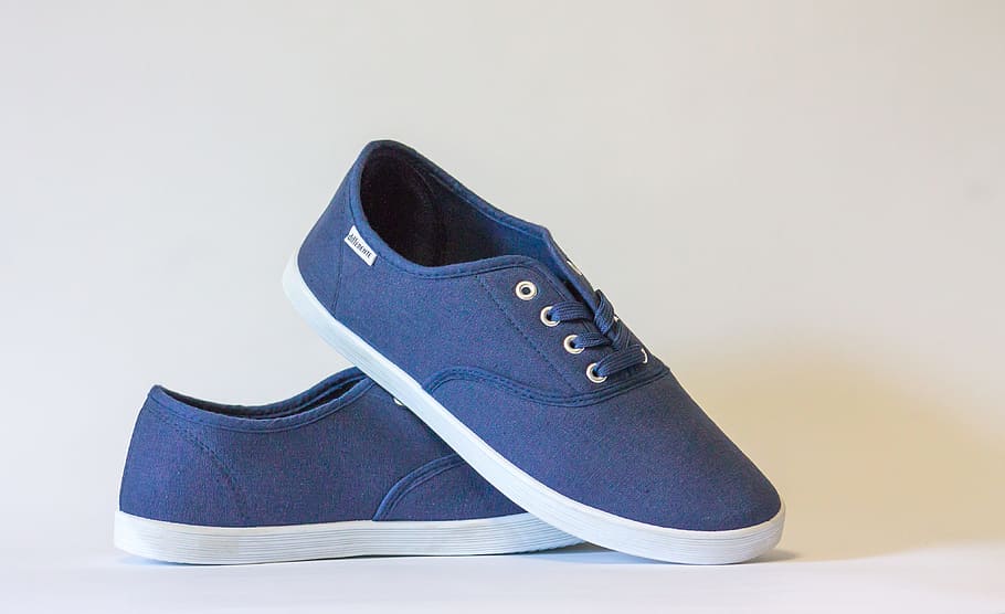 azul, ante, bajo, parte superior, zapatillas de deporte, blanco, superficie, superficie blanca, hipster, comercio electrónico