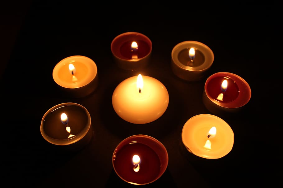 candle, evening, mood, the layout of, lit, candlelight, the darkness, light, the ceremony, glow