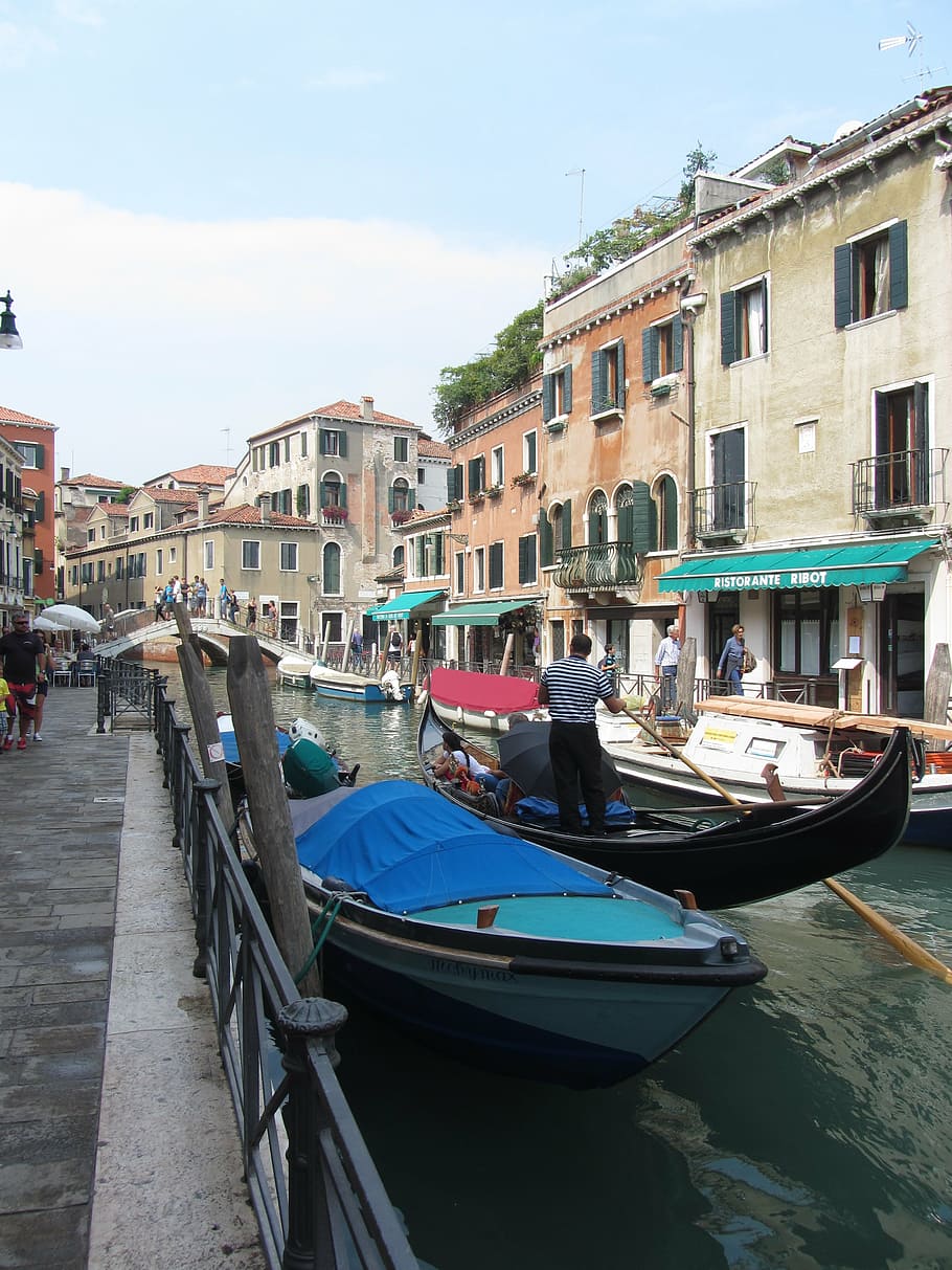 venecia, canale grande, góndolas, italia, feriado, embarcación náutica, transporte, agua, exterior del edificio, modo de transporte