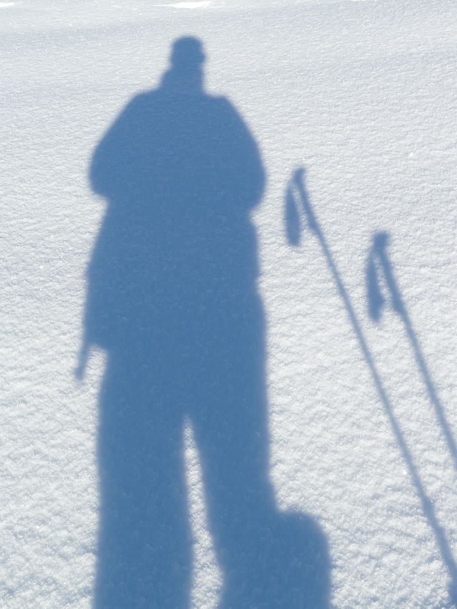 Self Portrait, Portrait, Photography, portrait, photography, photographer, take a snapshot, shadow, camera, ski pole, ski