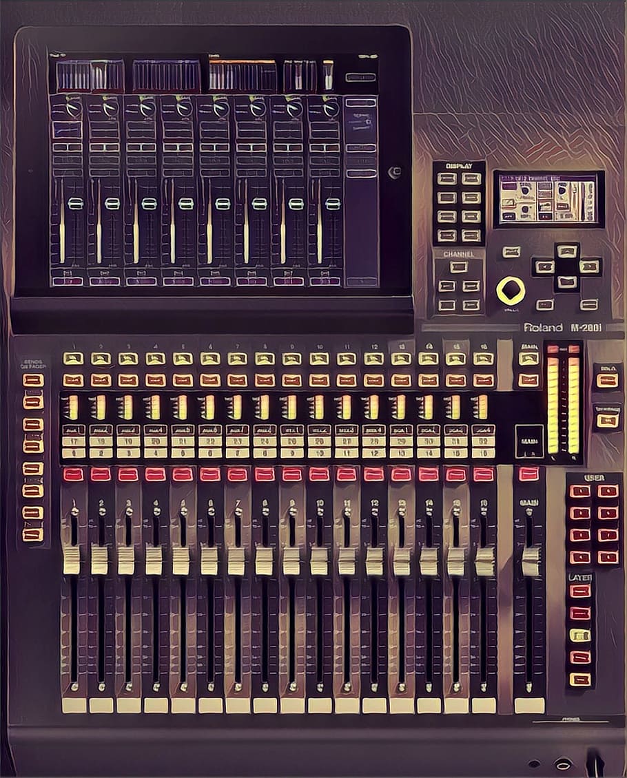 musik, teknologi, audio, peralatan audio, peralatan rekaman suara, kontrol, panel kontrol, mixer suara, di dalam ruangan, budaya seni dan hiburan - Pxfuel
