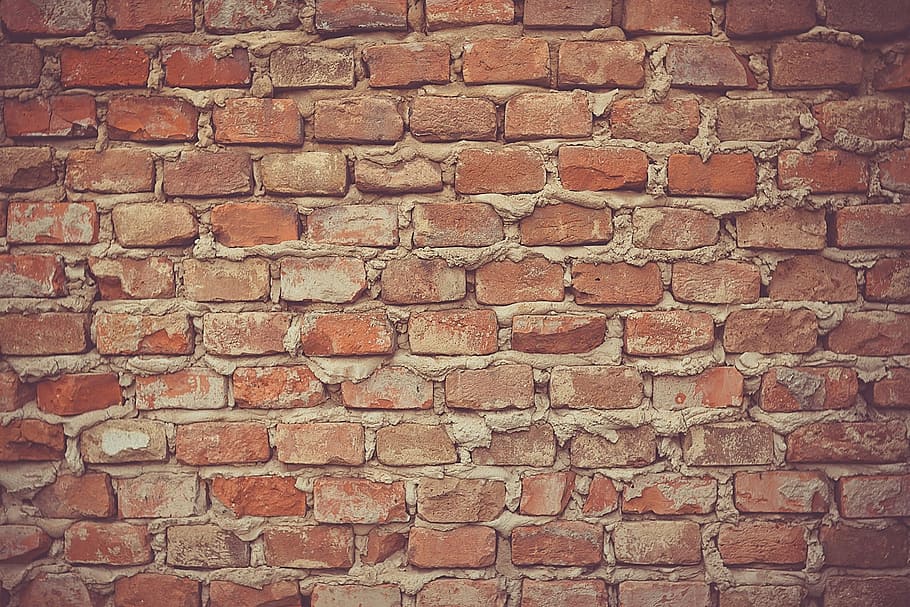 brown brick wall, brown, concrete, wall, brick, brick wall, backgrounds, red, textured, architecture