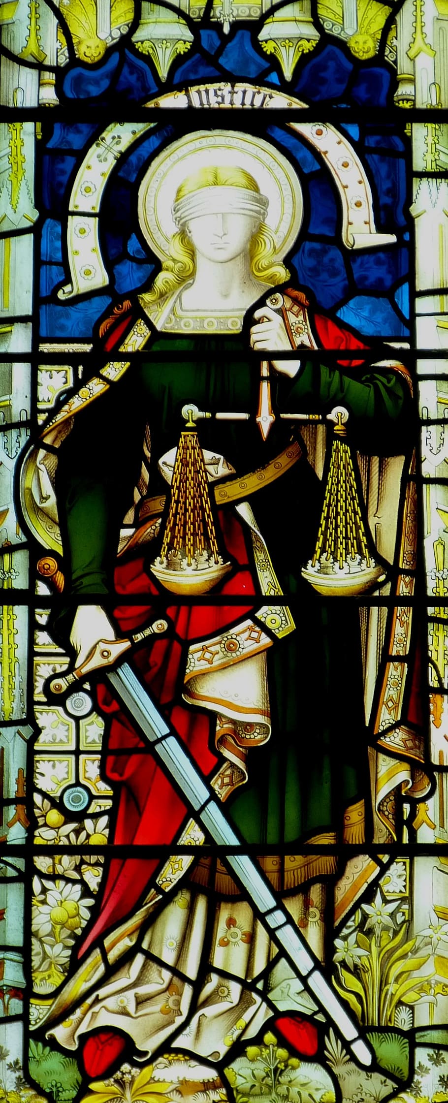 close-up photography, justice stein wall decor, church, church window, judgment, glass window, window, stained glass, christianity, faith