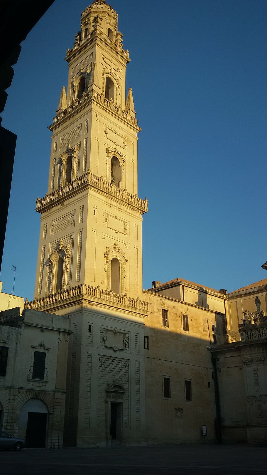 lecce, campanile, piazza duomo, historical centre, puglia, salento, architecture, italy, church, tower