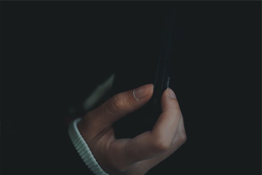 pessoa, exploração, preto, nokia smartphone Android, plástico, estojo, mãos, dedos, unhas, poder