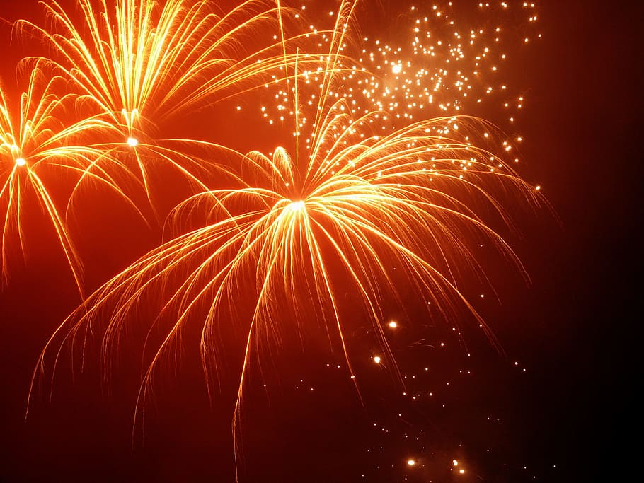 fireworks on sky, new year 2016, new year's eve 2015, new year's eve, new year's day, 2015, 2016, party, year, sylvester