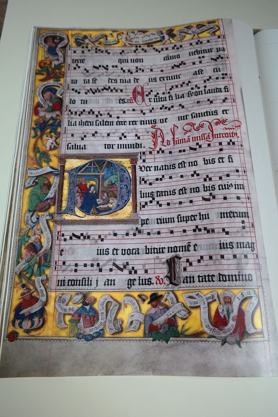 closeup, song book, Choral, Book, Lorch, Gilded, choral book, lorch choral book, golden, frame