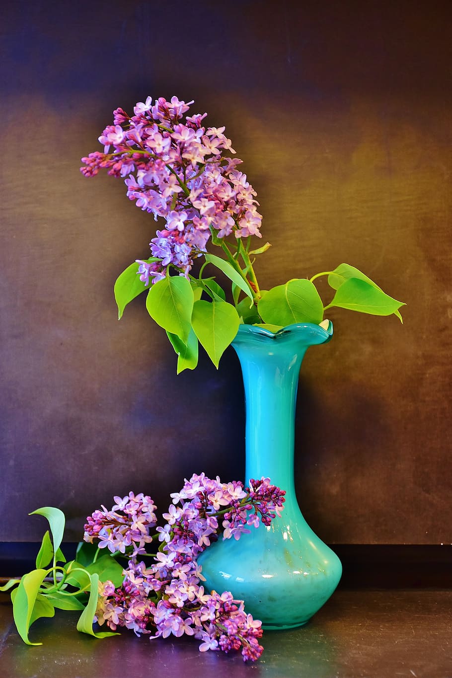 pink, flowers, vase, lilac, lilac bouquet, spring, decorative, still life, floral arrangement, ornamental shrub