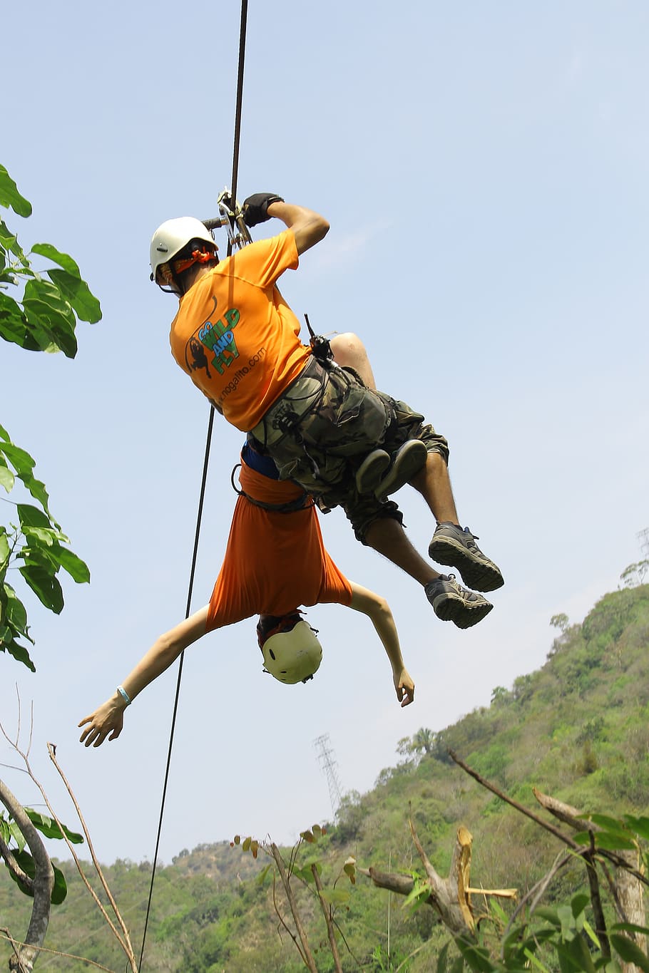 zip line, risk, adventure, mexico, vacation, outdoor, sky, extreme sports, low angle view, leisure activity