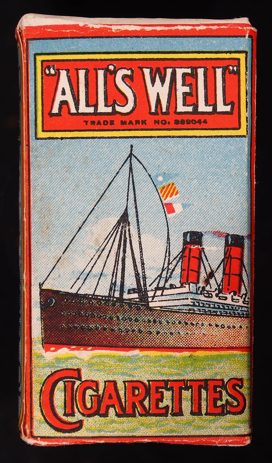 alls well, cigarettes, pack, old, packaging, product, box, retro, vintage, communication