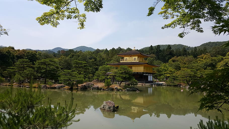 Kinkaku-Ji, Japan Pavilion, Travel, building, tourism, he came over as coo, golden pavilion temple, japan, kyoto, section