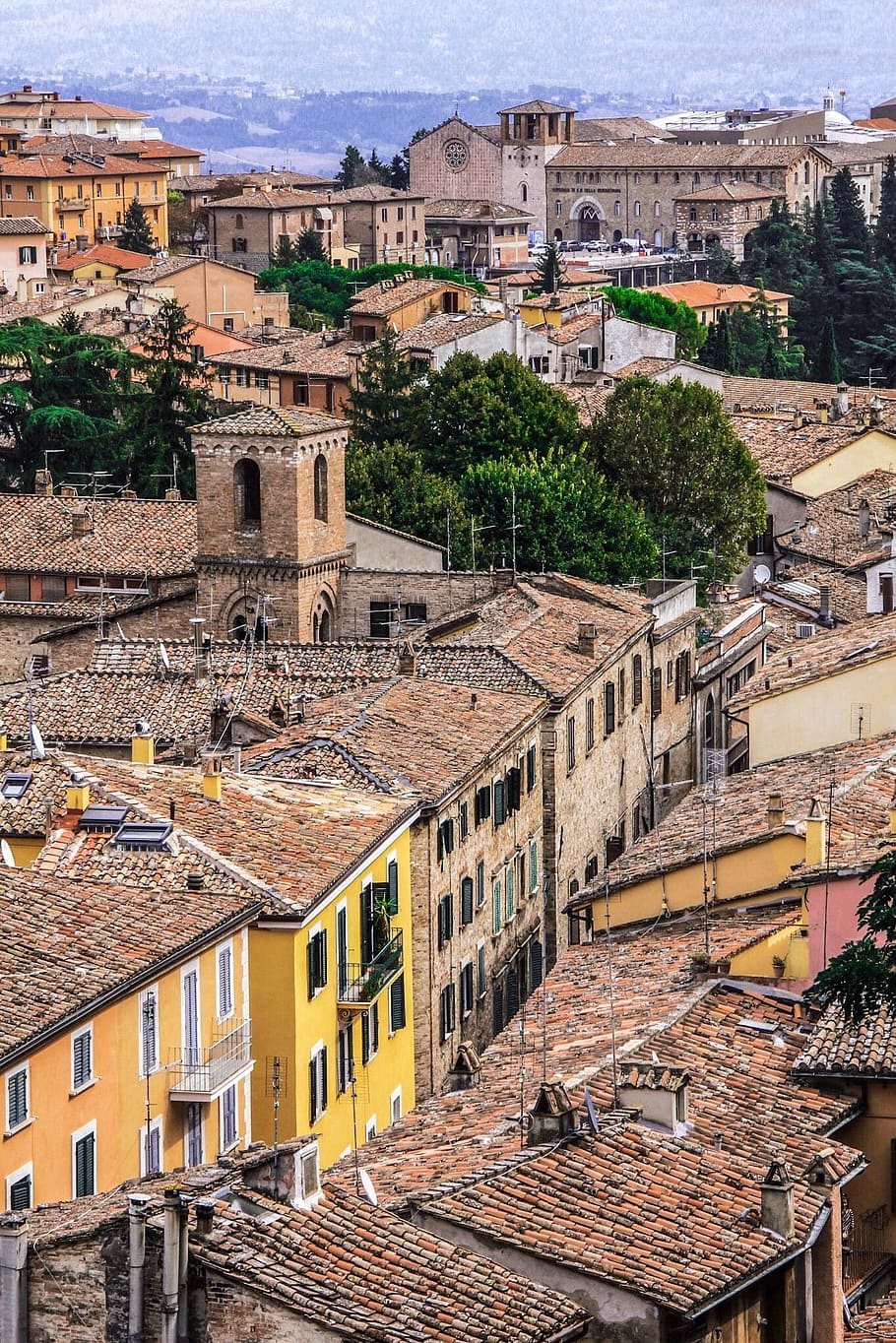 Perugia, Via, Pinturicchio, via pinturicchio, monteluce, landscape, architecture, built structure, building exterior, history