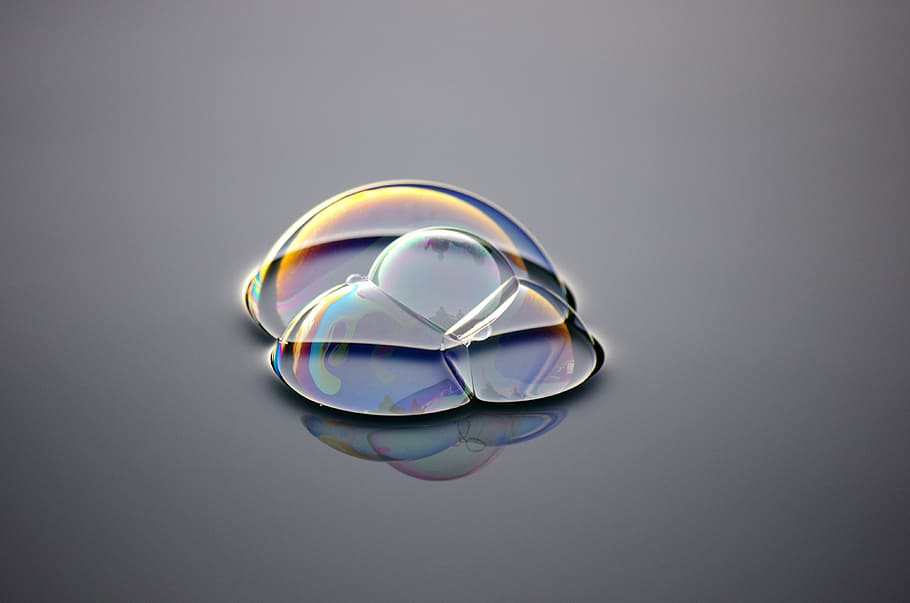 clear bubble photography, bubble, water, wave, mother of pearl, floats, shoal, tranquility, fragility, foam