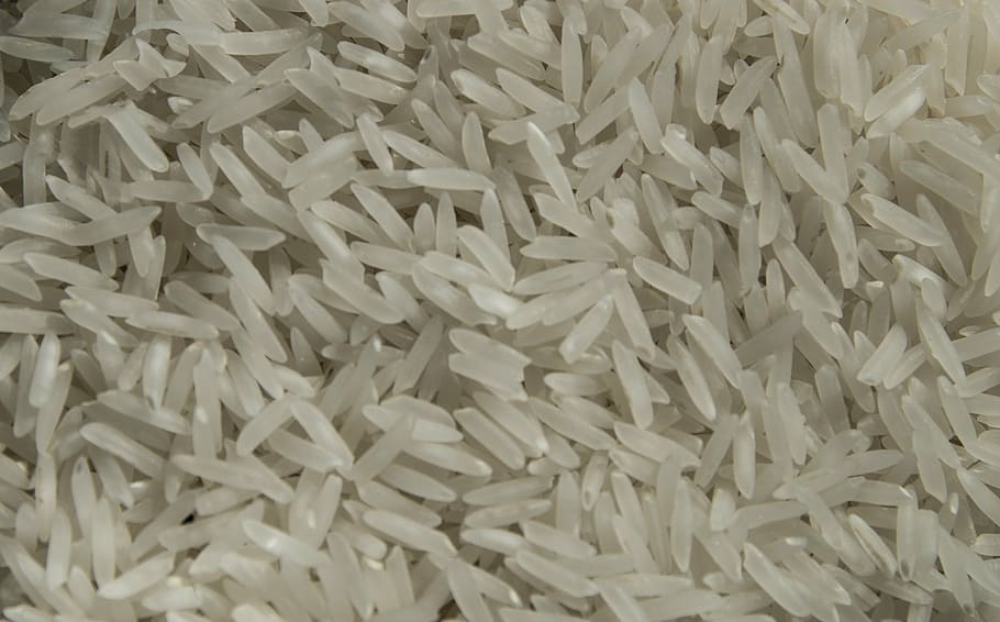 white rice grains, rice, food, eat, staple food, grainy, cook, close, texture, rice - Food Staple
