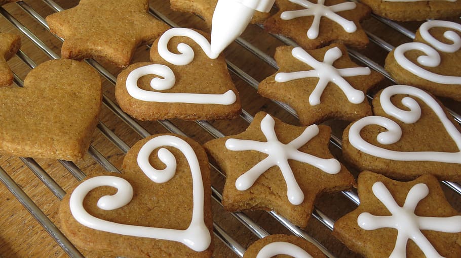 cookies, baking, icing, gingerbread, christmas, preparation, sweet, delicious, homemade, xmas