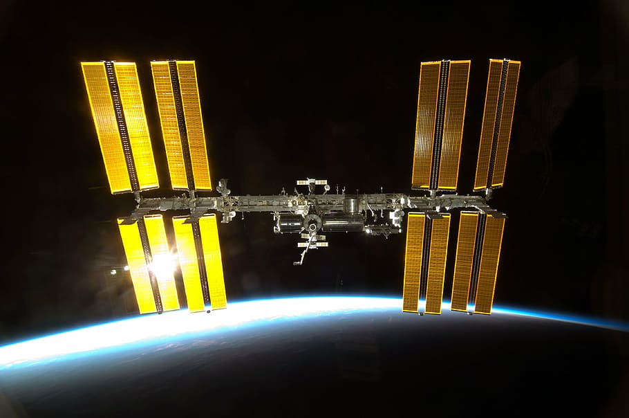 space station, planet, iss, international space station, astronaut, earth, spacecraft, vehicle, transportation, mission