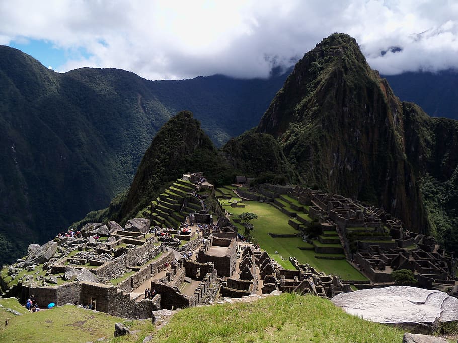 Peru, Marvel, machupichu, ancient, history, old ruin, mountain, ancient civilization, outdoors, scenics - nature
