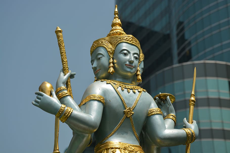 Bangkok, Tailandia, lugares de culto, Asia, tailandés, budismo, arquitectura, edificio, ciudad, Budha