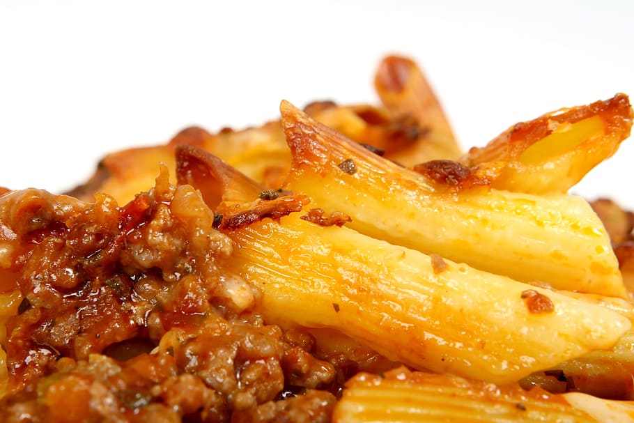 penne pasta, Beef, Cellulite, Cheese, Colorful, cookery, cooking, delicious, dinner, eggs