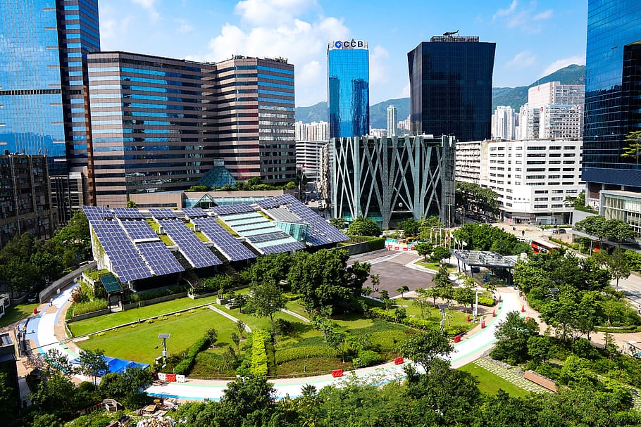 solar, panel, ciudad, energía, electricidad, renovable, medio ambiente, sostenible, eco, ecología
