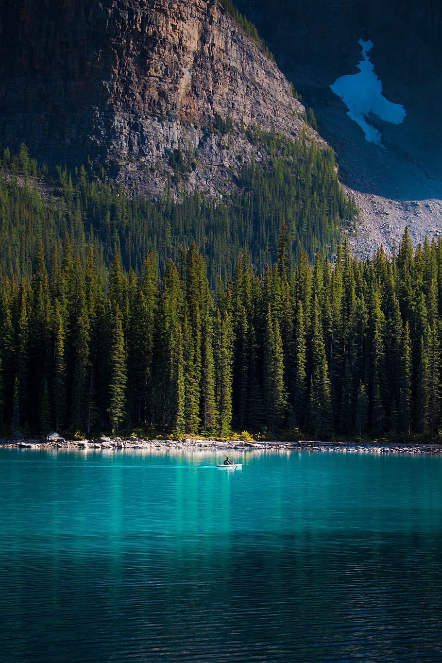 banff, alberta, Kanada, pemandangan, air, alam, danau, hutan, langit, gunung