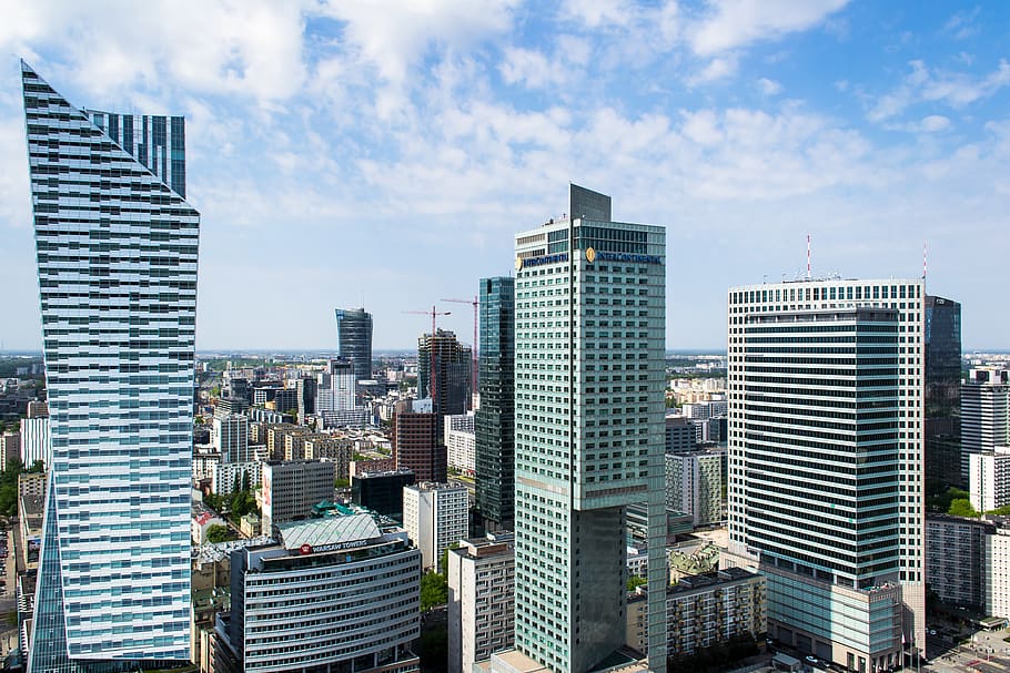 warsaw, architecture, poland, skyscraper, house, building, at home, skyscrapers, building exterior, built structure