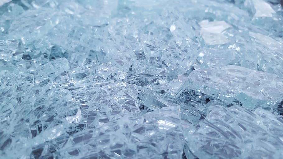 ice, crystals, winter, frozen, cold, blue, glass, splitter, fragmented, backgrounds