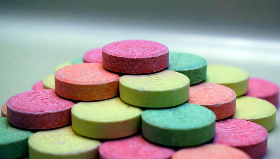 assorted-color stone stacked, tums, pills, tablets, antacid, indigestion, heartburn, medicine, medical, doctor
