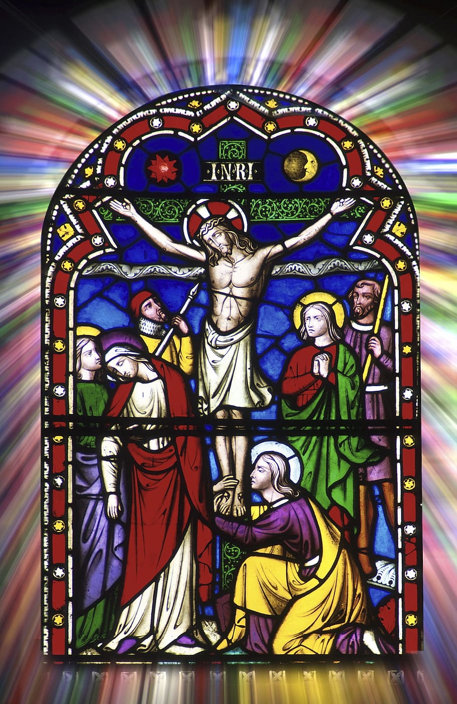 jesus christ artwork, Stained Glass, Religious, Christian, jesus, christianity, light, cathedral, bible, faith