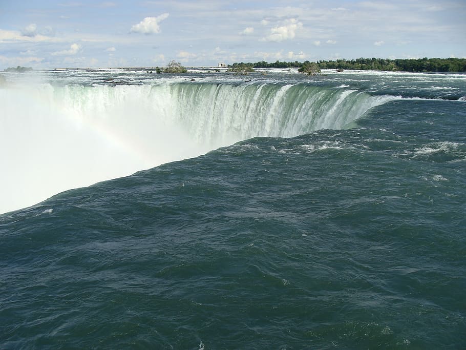 Canada, Niagara Falls, Waterfall, niagara, niagara waterfall, ontario, nature, water, day, beauty in nature