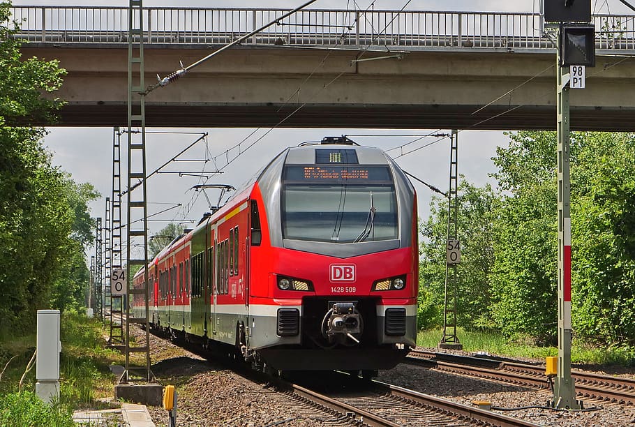 tren regional, unidad múltiple eléctrica, transporte, ferrocarril, tráfico regional, locomotora eléctrica, br1428, br 1428, dbag, deutsche bahn