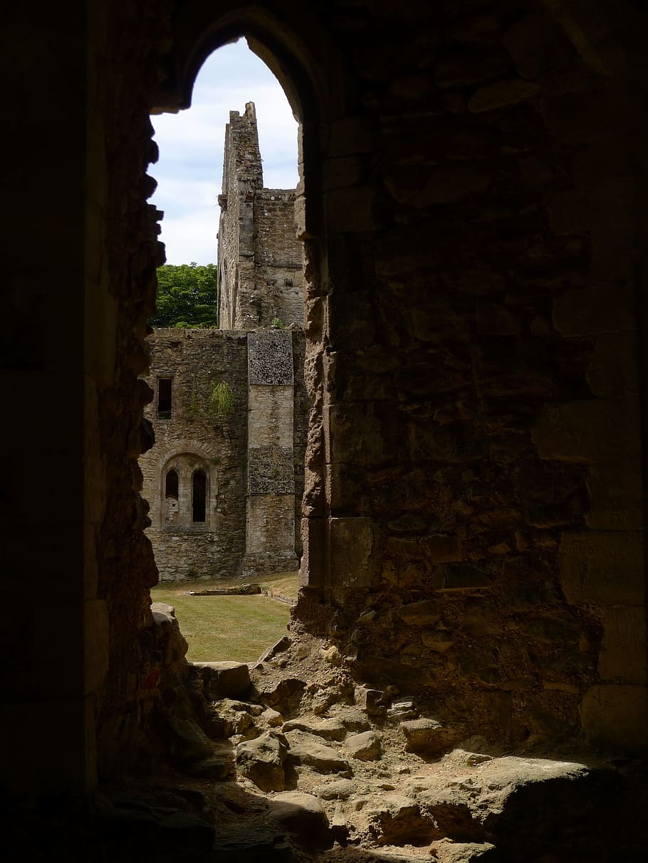 Ruins, Netley Abbey, Monastery, abbey, uk, old, stone, cloister, chapel, britain