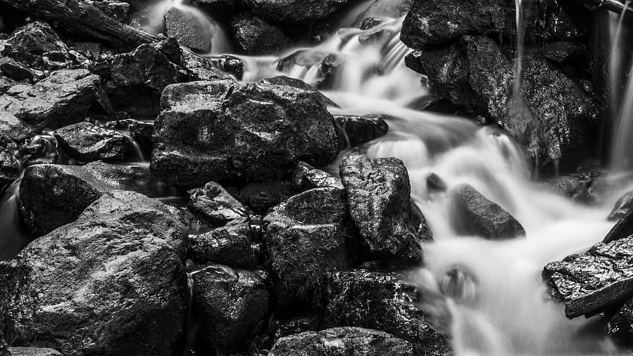 river, rocks, slow water, smooth, nature, stream, scenic, waterfall, creek, outdoors