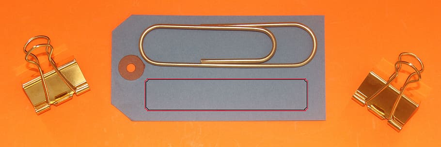 Paperclip, Banner, Header, Web, supplies, label, sign, office, office accessories, office material
