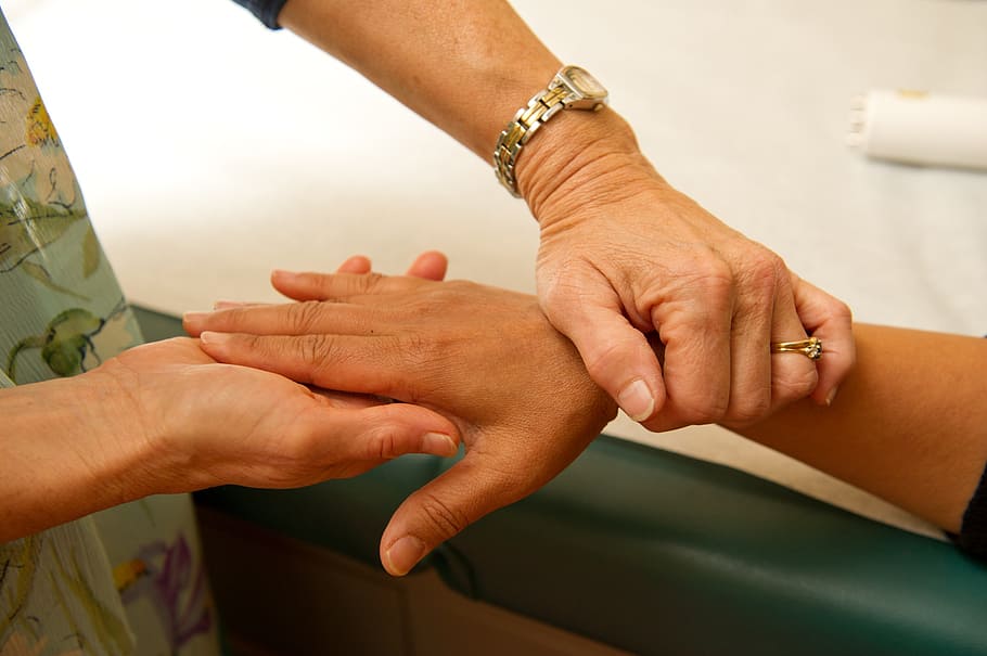 two, people, performing, handshake, doctor, patient, patient and doctor, doctor and patient, hand, human hand