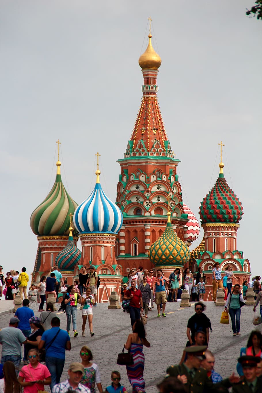 st. basil cathedral, moscow, russia, soviet union, east, capital, historically, tourism, monument, facade
