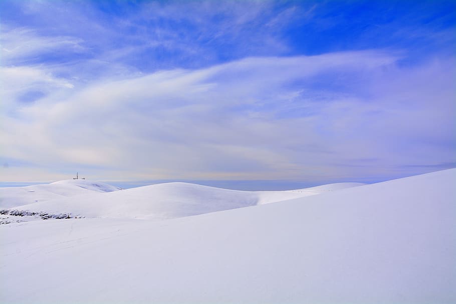 infinite, dom, nature, sky, outdoors, landscape, panoramic, snow, cold temperature, winter