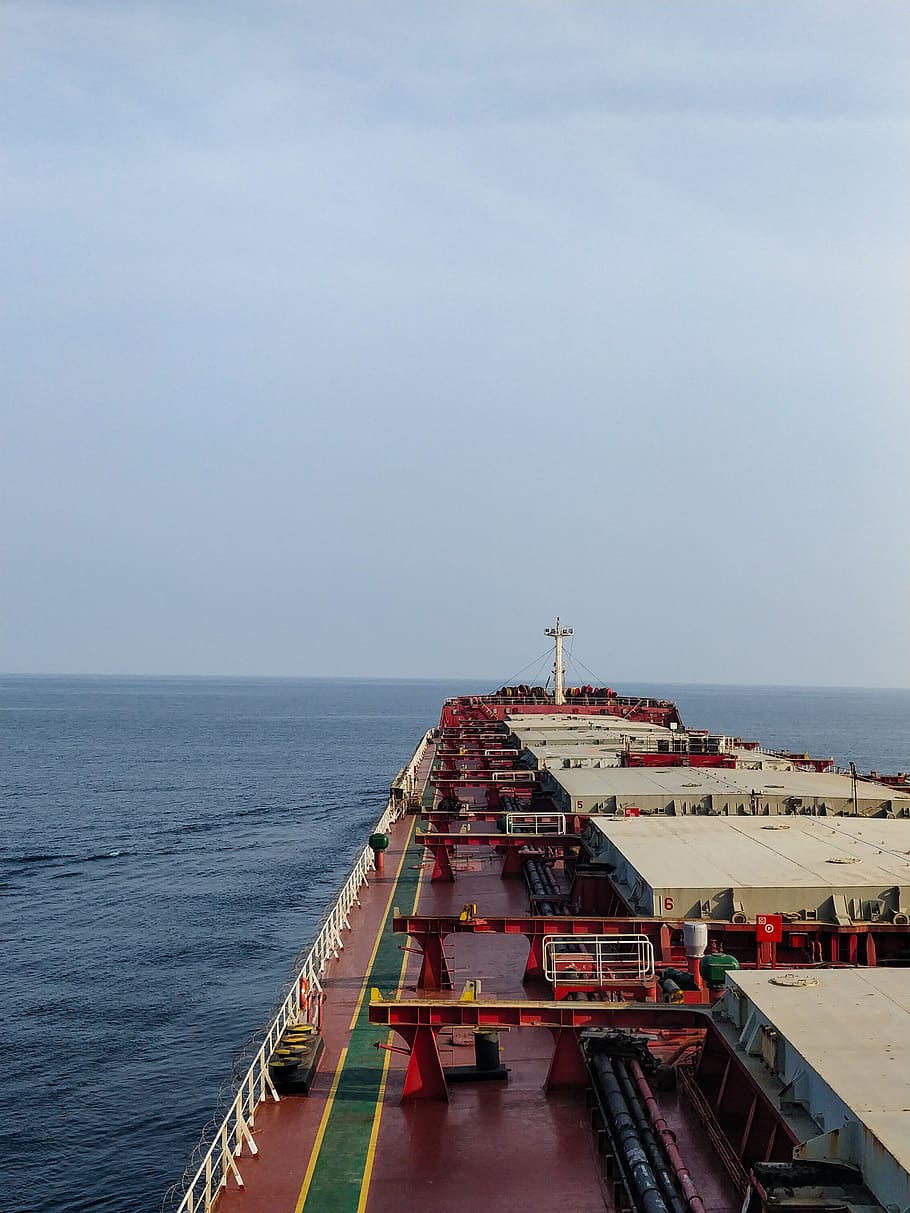 loading, unloading, bulk carrier, grain, japan, ship, sea, life, human at sea, sailor