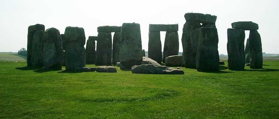 Stonehenge, Antiga, Inglaterra, Pedra, monumento, pré-histórico, grã-bretanha, rocha, marco, turismo