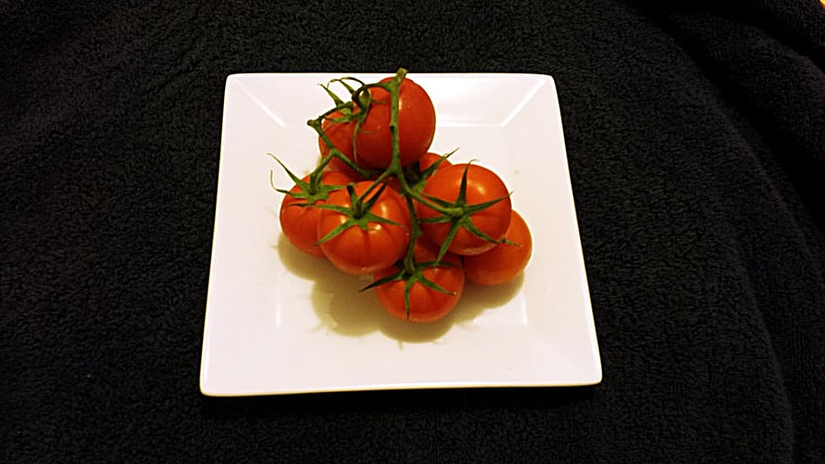 tomatoes, red, vegetable, healthy, organic, vegetarian, food, fresh, green, meal