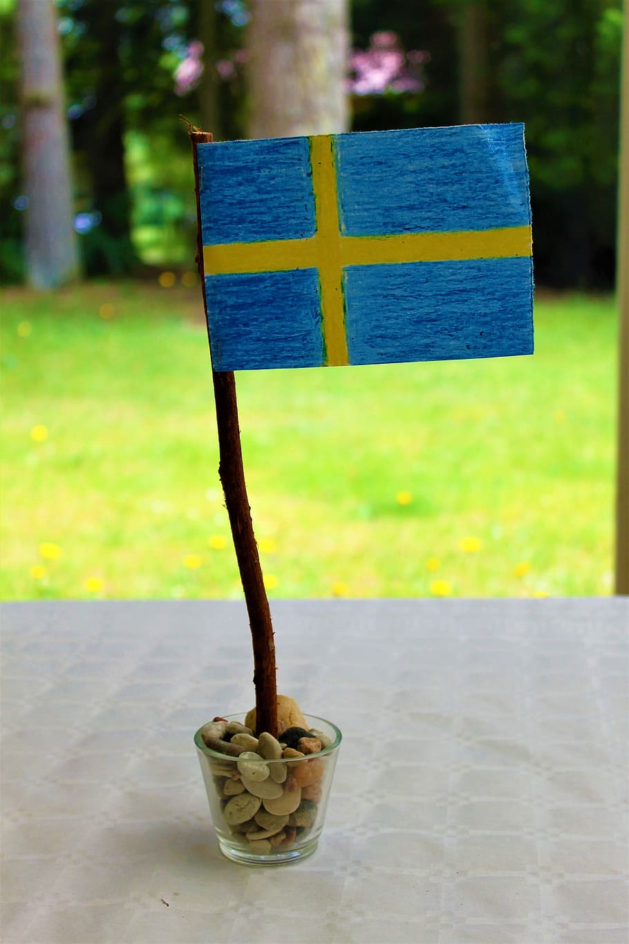 Swedish Flag, Sweden, sweden's flag, midsummer summer vacation, maypole, graduation, student cap, national day, coffee break, sweden's national day