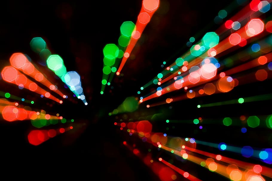 árbol de navidad, luz, desenfoque, boketh, iluminado, luz - fenómeno natural, fibra óptica, equipo de iluminación, multicolores, sin gente