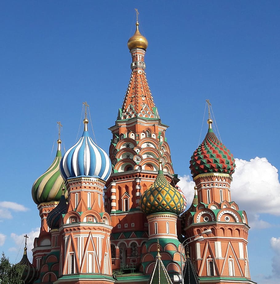 moscovo, praça vermelha, rússia, turismo, arquitetura, viagem, catedral de pokrovsky, pontos turísticos, céu, local de culto