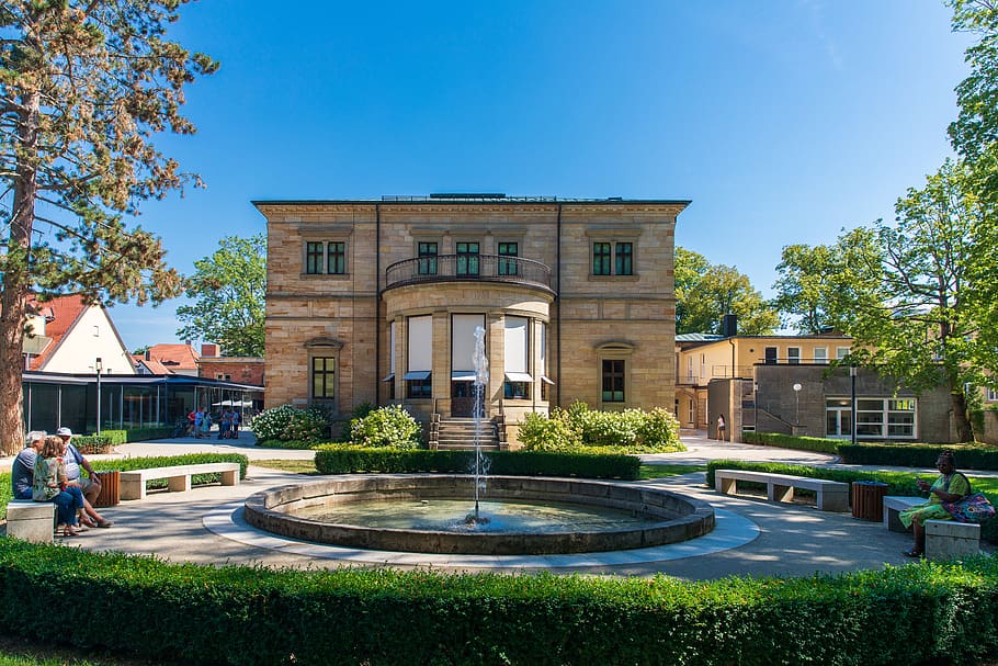 villa, overview, bayreuth, museum, wagner, richard, winfried, architecture, built structure, building exterior