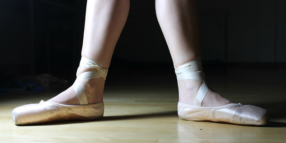 pés de balé, sapatilhas, bailarina, dança, sapatos, fêmea, desempenho, clássica, elegância, mulher