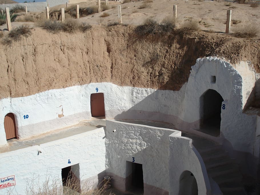 djerba, north africa, hotel, tunisia, sahara, sun, dry, architecture, built structure, sunlight