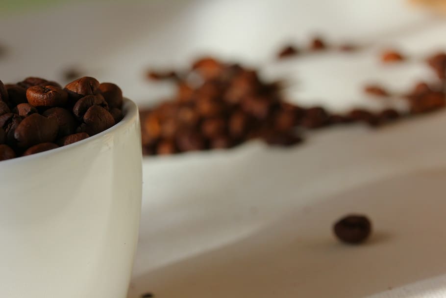 coffee, coffee grain, cup, food and drink, food, freshness, coffee - drink, drink, roasted coffee bean, indoors