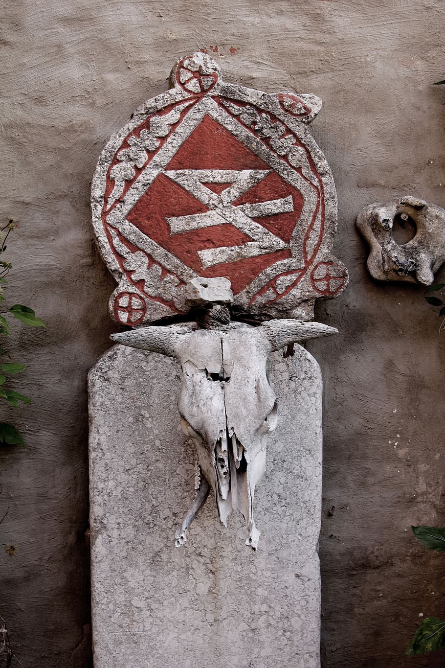 Skull, Rune, Headstone, Medieval, ancient, warrior, viking, german, history, north