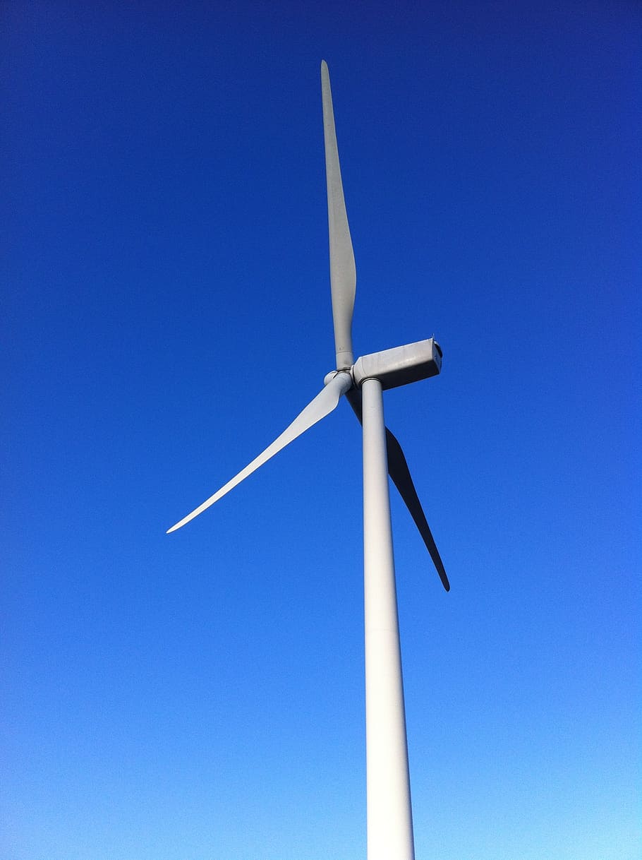 blue sky, renewable energy, turbine, environment, electricity, fuel and Power Generation, wind Turbine, technology, energy, generator