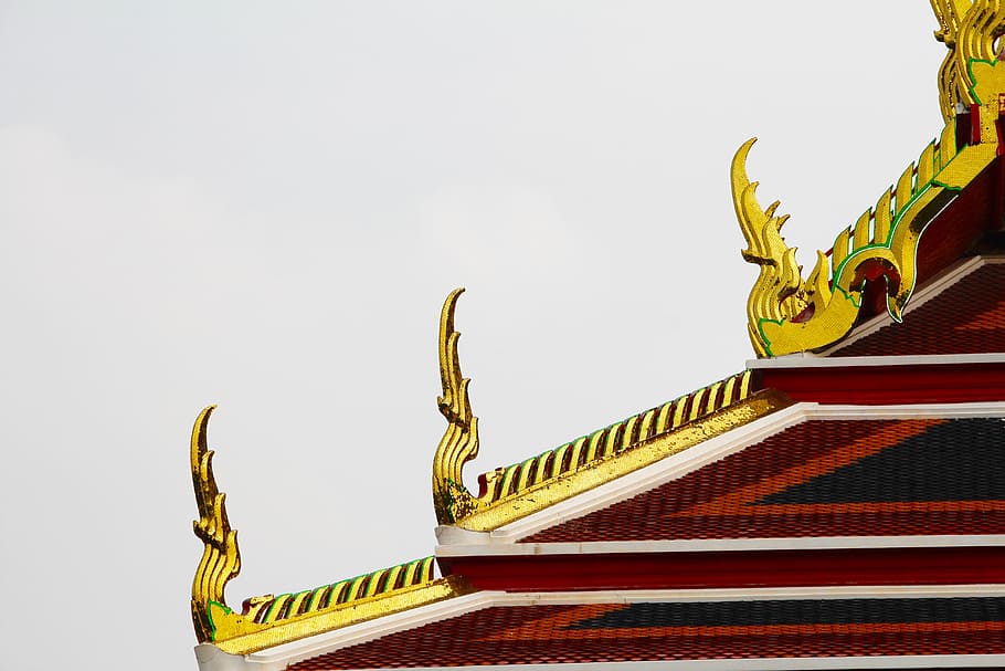 thailand, bangkok, temple, roof, asia, palace, building, architecture,  thai, southeast | Pxfuel